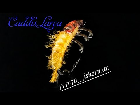 Видео: Мушка Caddis Larva.