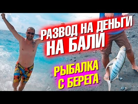 Видео: Нас пытались развести на деньги! Огромный тунец и рыбалка с берега. Бали. Нуса Пенида