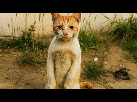 Видео: Бездомная кошка каждый вечер показывала один и тот же трюк... Её тайна потрясла мужчину...