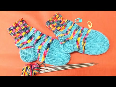 Видео: Носки, классический способ. Легкий мастер-класс.