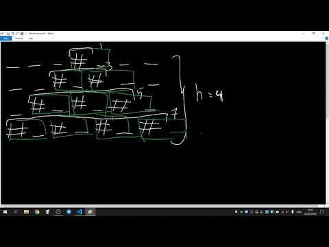 Видео: Python для котят. Пишем пирамидку из символов!