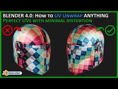 Видео: Blender 4.0: Как сделать UV-развертку чего угодно