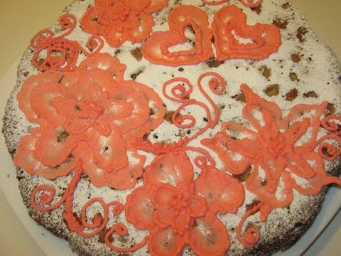 Видео: Как сделать простые цветы из айсинга