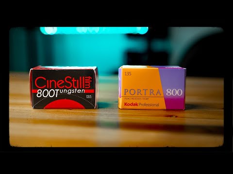 Видео: ЛУЧШАЯ ПЛЕНКА ДЛЯ НОЧНОЙ СЪЁМКИ? Cinestill 800T против Portra 800