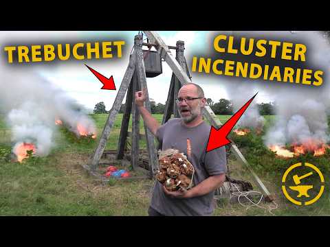 Видео: Кассетные зажигательные снаряды «Требушет»!!