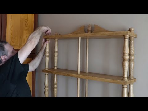 Видео: Изготовление этажерки из дуба. Секреты сборки. Часть 2