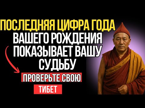 Видео: Что означает последняя цифра вашего года рождения? Вас это ШОКИРУЕТ | Мудрость Тибета