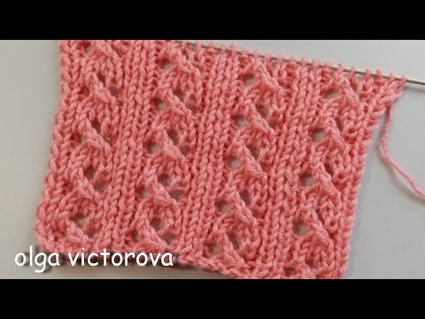 Видео: ОЧАРОВАТЕЛЬНЫЕ АЖУРНЫЕ ДОРОЖКИ 807 Узоры спицами