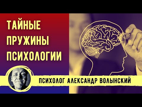 Видео: ТАЙНЫЕ ПРУЖИНЫ ПСИХОЛОГИИ-// ПСИХОЛОГ АЛЕКСАНДР ВОЛЫНСКИЙ
