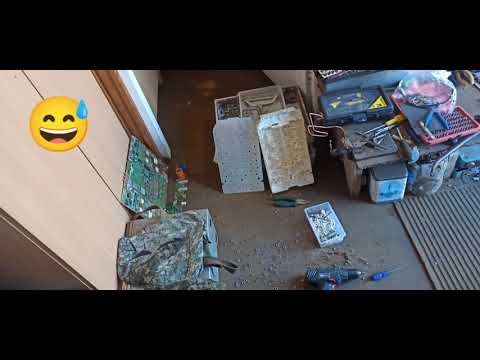 Видео: позолота, посеребренка и радиодетали с драгами с блока GSM...