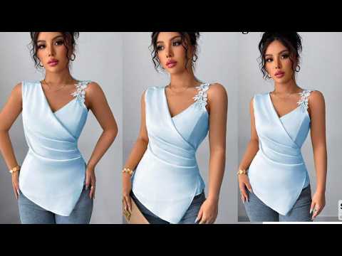 Видео: Shein Haul DIY: как спроектировать и выкроить этот стильный асимметричный топ без рукавов