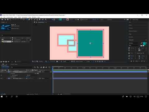 Видео: Shape слои и импорт файлов в After Effects