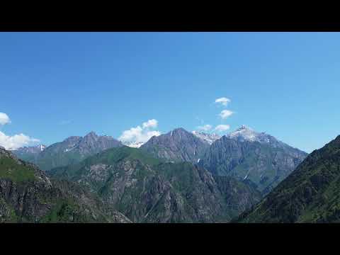 Видео: Кыргызстан, Джалал-абадская область. Ущелье Чычкан, река Итагар.