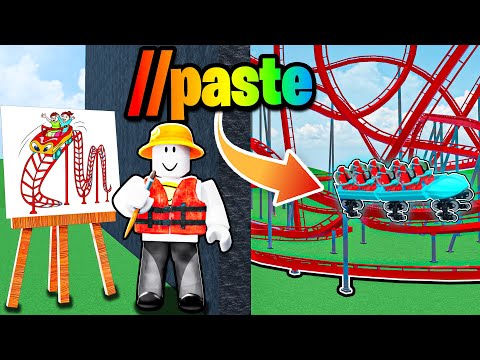 Видео: Я сжульничал в Roblox Build Battle с помощью //PASTE, чтобы построить ЛУЧШИЕ американские горки!