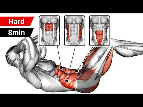 Видео: Короткая, но мощная тренировка пресса ➜ Получите рельефный пресс с шестью кубиками.