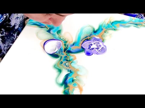 Видео: #362 Как создать великолепный многослойный флюид-арт!