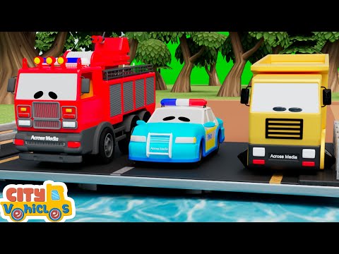 Видео: 🚛 Спасение сломанного грузовика! Автокран и подметальная машина помогут его починить | Строительн...