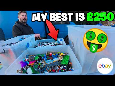 Видео: Моя лучшая скидка — 250 фунтов!!! Распродажа Carboot!!! Приключения по перепродаже💰