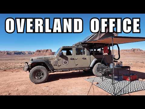 Видео: Офис на суше в джипе