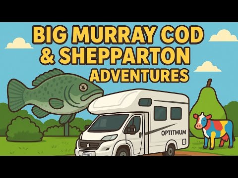 Видео: Исследуя Шеппартон и окрестности – Big Murray Cod + Moooving Art