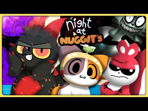 Видео: ГРАДУС БЕЗУМИЯ РАСТЁТ! НОЧИ 3 и 4! ✅ FNAF | Night at Nuggit's #2