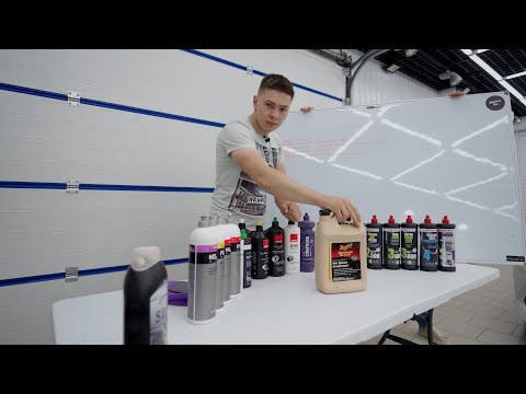 Видео: Какую пасту выбрать для полировки автомобиля? Menzerna.  Meguiar's. .Rupes.  koch chemie