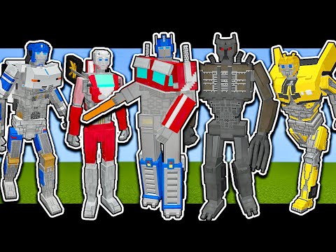 Видео: САМЫЙ БОЛЬШОЙ МОД НА ТРАНСФОРМЕРОВ в МАЙНКРАФТ Transformers Minecraft