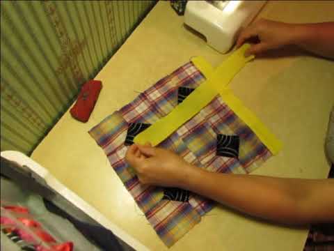 Видео: Лоскутное шитье.Шьем уютную подушку из ярких лоскутков.Вторая жизнь старым вещам.