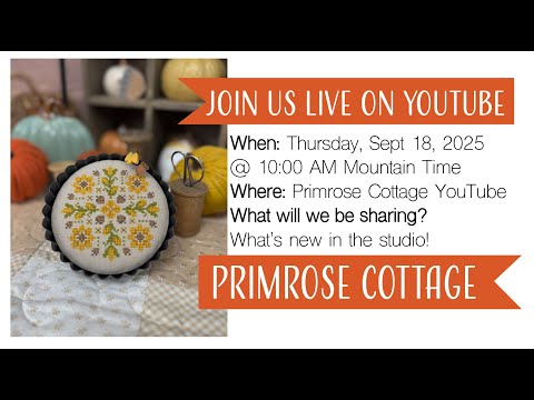 Видео: 18 сентября 2025 г. Live Flosstube и Quilttube.