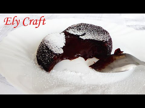 Видео: Шоколадово суфле - сладкиш с течен център, Лава кейк, Chocolate Lava Cake