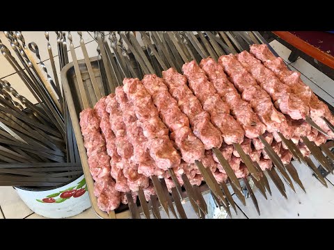 Видео: Первый раз такое увидел! Люля кебаб в казане по Узбекски! Реально вкусный рецепт !