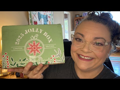 Видео: Jolly Box!! 2025 лимитированная коробка для одеял от Fat Quarter Shop