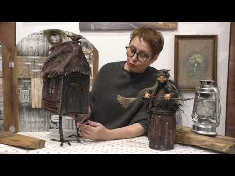 Видео: Баба Яга, Домик Бабы Яги и её ступа.