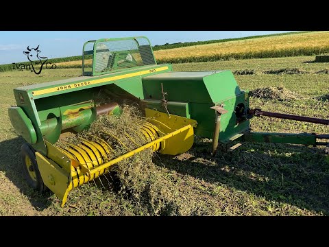 Видео: Заготівля сіна від кошення до пресування. Без ворушіння, за порадою Леоніда Бобошко.