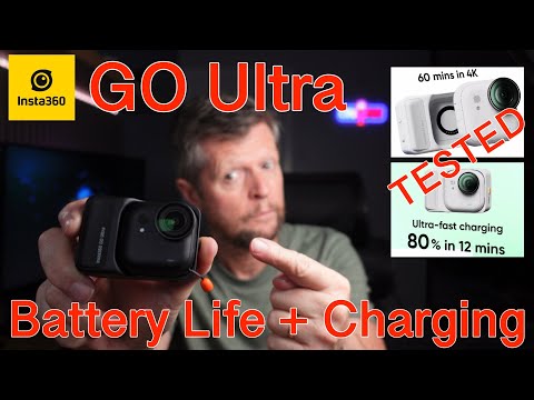 Видео: Время работы аккумулятора и зарядка Insta360 Go Ultra