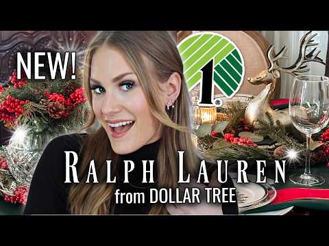 Видео: Декор Dollar Tree Ralph Lauren (ВСЕ НОВОЕ!) 🎁 Роскошное Рождество 2025
