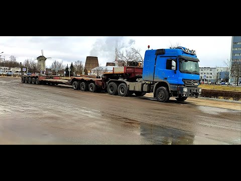 Видео: НЕГАБАРИТ77 //СЕРЬЕЗНЫЙ КРАН ВОЗВРАЩАЕТСЯ НА БАЗУ\\