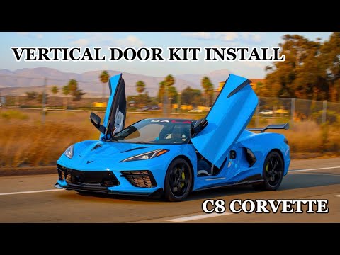 Видео: Как установить комплект вертикальной двери на Corvette C8 l SIGALA DESIGNS