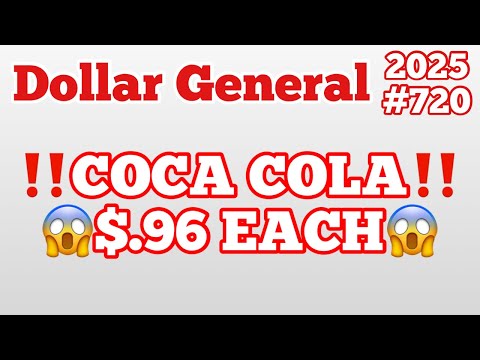 Видео: 2025#720‼️Купон Dollar General‼️COCA COLA‼️$0.96 за штуку‼️ОБЯЗАТЕЛЬНО К ПРОСМОТРУ👀👀