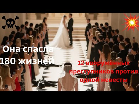 Видео: 12 вооружённых мужчин ворвались на её свадьбу — но «беспомощная невеста» включила режим спецназа