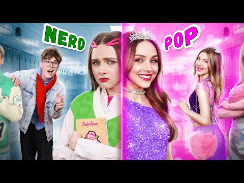 Видео: Популярная vs Ботанша на Выпускном! Королеву Школы Выгнали из Школы