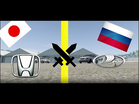 Видео: Что лучше ХОНДА ЦИВИК или ЛАДА ПРИОРА сравнение в BeamNG drive