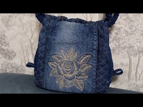 Видео: Сумка с розой. Часть 2