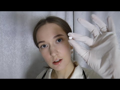 Видео: АСМР/ASMR. Доктор. Диагностика сотрясения мозга.