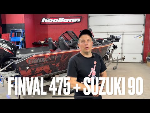 Видео: Лодка FINVAL 475DC + мотор Suzuki 90. Рестайлинг, редизайн, обновление всех комплектующих.
