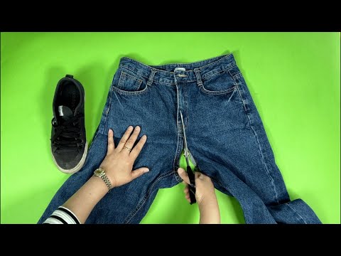 Видео: [DIY] Удивительные вещи случаются только с джинсами и туфлями, которые вы не можете носить.
