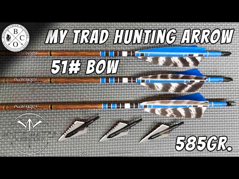 Видео: ИДЕАЛЬНАЯ ОХОТНИЧЬЯ СТРЕЛА | Традиционный лук 50 фунтов | Мой вариант охотничьей стрелы для длинн...
