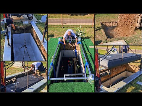 Видео: Установка 42-дюймового увеличенного Wilbert Monarch