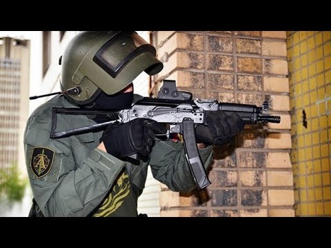 Видео: Отстрел списанного охолощенного СХ-ПП-19 от КК «Витязь» 10х31