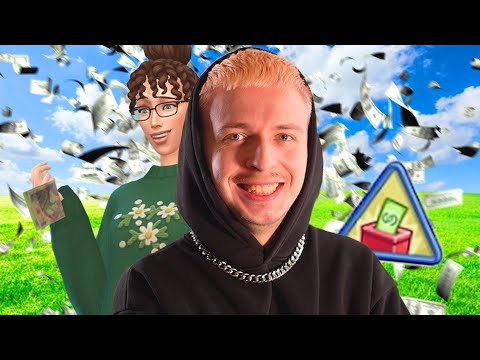 Видео: Я прошел благотворительность, давая деньги себе в Симс 4 | Sims 4 Not So Berry